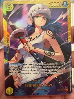 2 Trafalgar Law EB03-062 Extra Booster: One Piece Heroines Edition Foil - Image 3