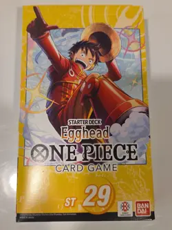 One Piece TCG Egghead Starter Deck ST-29 (SEALED) – Bandai – English – Luffy - Image 1