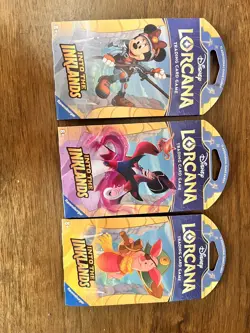 Disney Lorcana: Into the Inklands Sleeved Booster Packs (3 Booster Packs) TCG - Image 2