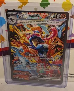 Pokemon TCG Twilight Masquerade Greninja EX Special Illustration Card 214/167 - Image 1