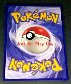 POKEMON PIKACHU "NOT FOR PLAY USE" JUMBO VINTAGE CARD #58/102 (EX/NM) - Image 4