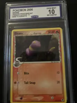 Pokemon TCG Ekans Delta Species EX Dragon Frontiers Card 47/101 Regular Common - Image 1