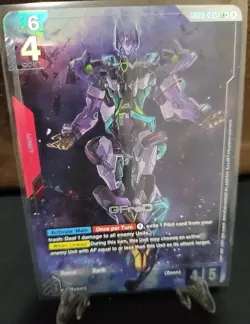 [ENGLISH] Gundam Card Game GFreD GD03-035 LR+ Alt Art Foil - Image 1