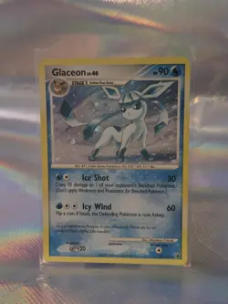 Pokemon TCG Glaceon Holo Rare Card 20/100 Majestic Dawn LP - Image 1