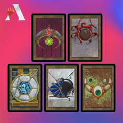 Magic Arena - Allied Talismans card sleeves (You get 5 different arts!) - Image 1