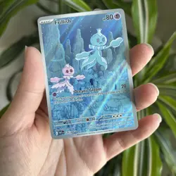 -Frillish 126/086- Illustration Rare 2025 White Flare Holo Pokemon Card - Image 1