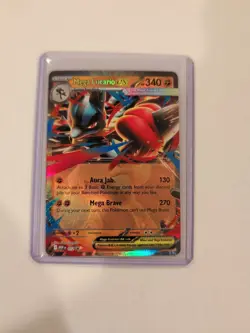 Mega Lucario ex - 012 ME: Mega Evolution Promo NM Pokemon Card TCG - Image 1
