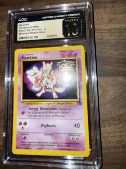 Pokemon TCG Mewtwo 3 WOTC Card Stamped Movie Promo CGC 10 Pristine Fast Shipping - Image 3
