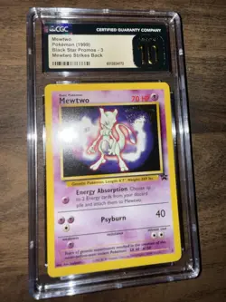 Pokemon TCG Mewtwo 3 WOTC Card Stamped Movie Promo CGC 10 Pristine Fast Shipping - Image 5