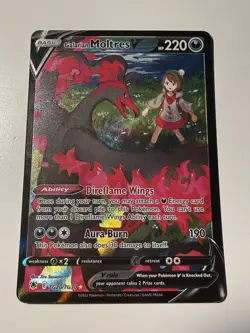 Galarian Moltres V TG20/TG30 Swsh10 Trainer Gallery Holo Card Astral Radiance - Image 1