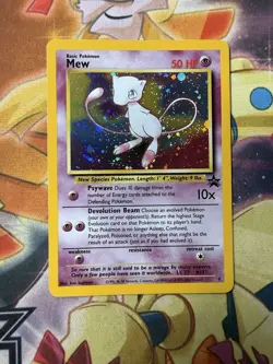 Pokemon Card Mew Holographic Black Star Promo #9 Card WOTC 1999-2000 NM - Image 1
