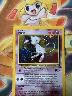 Pokemon Card Mew Holographic Black Star Promo #9 Card WOTC 1999-2000 NM - Image 2