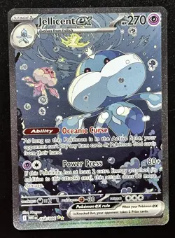 Jellicent EX 168/086 White Flare Holo Special Illustration Rare Pokemon Card TCG - Image 1