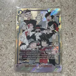 Son Goku : Childhood FB06-119 SCR ALT ART SB02 Dragon Ball Card - Image 1