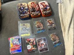 One Piece Tin Pack Set opened! Promo cards & card bundle 02 OP-13 - Image 1