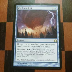 Mtg Cyclonic Rift VLP/NM Ravnica Commander Rare Magic Card - Image 2