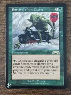 Survival of the Fittest HP [Exodus] Mtg Magic the Gathering READ DESC Alter - Image 1