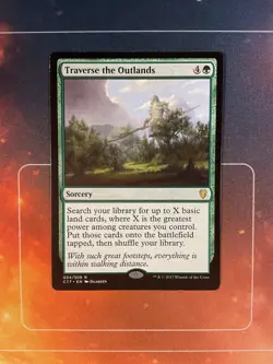 Traverse the Outlands - Commander 2017 - Magic the Gathering - MTG - Image 1