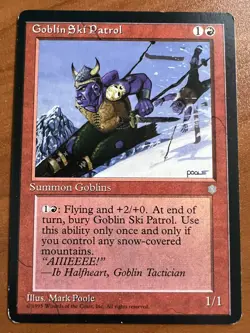 MTG Goblin Ski Patrol Ice Age Magic The Gathering - Image 1
