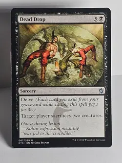 MTG DEAD DROP! Khans of Tarkir #067 Sorcery - GREG STAPLES ART - Image 1