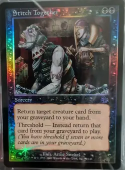 MTG Graded CGC 9 Mint: STITCH TOGETHER (2002 Judgement FOIL) Magic Gatherin #TCG - Image 4