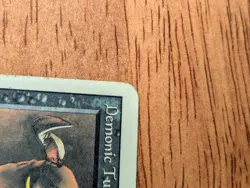 Revised Demonic Tutor MP - Reserved List Vintage MTG, No Creases - Image 5