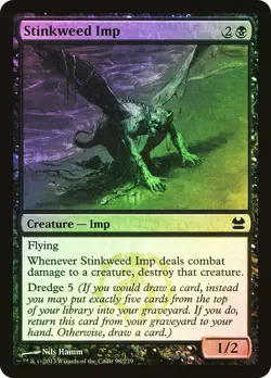 Stinkweed Imp Modern Masters: 2013 Edition (Foil) Mtg Magic English EX - Image 1