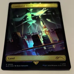 🌟 Command Tower RAINBOW 🌈 FOIL Secret Lair Drop Hatsune Miku MTG 🌟 - Image 1