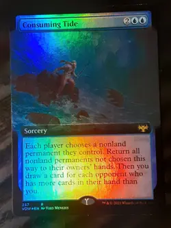 Consuming Tide Extended Art FOIL , Innistrad CV, LP, MTG , FREE SHIPPING - Image 1