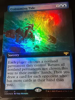 Consuming Tide Extended Art FOIL , Innistrad CV, LP, MTG , FREE SHIPPING - Image 3