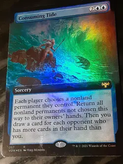 Consuming Tide Extended Art FOIL , Innistrad CV, LP, MTG , FREE SHIPPING - Image 4
