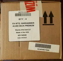 MTG | Warhammer 40,000 40K Collector's Edition Commander Decks Case | New Sealed - Image 1