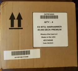 MTG | Warhammer 40,000 40K Collector's Edition Commander Decks Case | New Sealed - Image 3