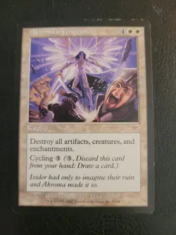 Akroma's Vengeance Onslaught MTG Magic The Gathering #2 White Rare Cycle PLAYED - Image 1