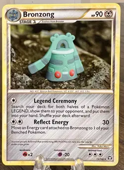 Bronzong 15/102 Triumphant Pokemon TCG 2010 Rare LP - Image 1