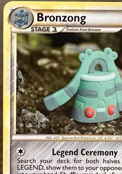 Bronzong 15/102 Triumphant Pokemon TCG 2010 Rare LP - Image 2