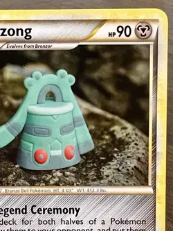 Bronzong 15/102 Triumphant Pokemon TCG 2010 Rare LP - Image 3