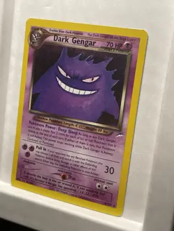 Pokemon 2002 Dark Gengar Neo Destiny Holo Card NM - Image 1