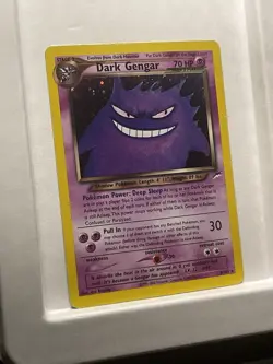 Pokemon 2002 Dark Gengar Neo Destiny Holo Card NM - Image 2