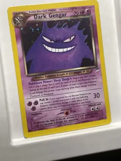 Pokemon 2002 Dark Gengar Neo Destiny Holo Card NM - Image 3