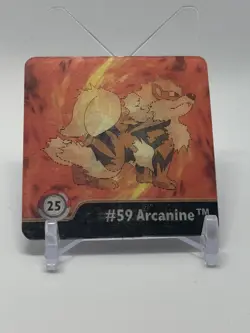 Growlith - Arcanine - Pokemon Action Flipz - Series One - 25 - Artbox - 3D - Image 1