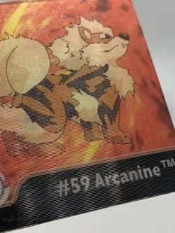 Growlith - Arcanine - Pokemon Action Flipz - Series One - 25 - Artbox - 3D - Image 3
