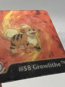 Growlith - Arcanine - Pokemon Action Flipz - Series One - 25 - Artbox - 3D - Image 4