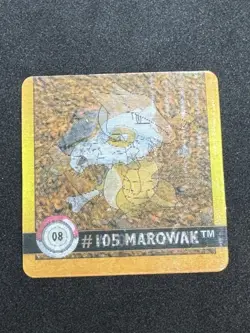 1999 Cubone/ Marowak #08 Artbox Pokemon Action Flipz Premier Edition LP - Image 1