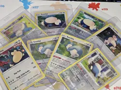 Snorlax holo lot Pokemon TCG 8 Card Collection - Image 1