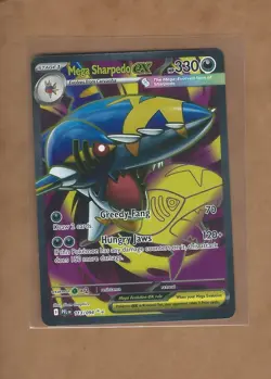 Pokemon Phantasmal Flames Mega Sharpedo ex 113/094 Halo NM - Image 1