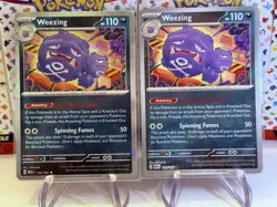 (2 Cards) Pokemon - 151 - Weezing - Rare + Rare Holo - 110/165 - ENGLISH - Image 1