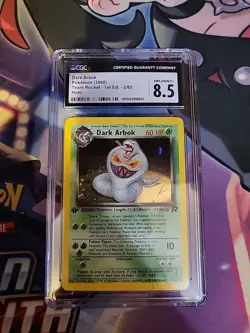 Pokemon Dark Arbok 2/82 Team Rocket Holo CGC 8.5 - Image 1