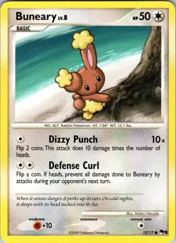 Buneary 012/017 POP Series 9 Pokemon TCG NM - Image 1