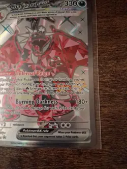 Pokemon TCG Paldean Fates Tin Charizard ex #074 Black Star Promo - Image 3